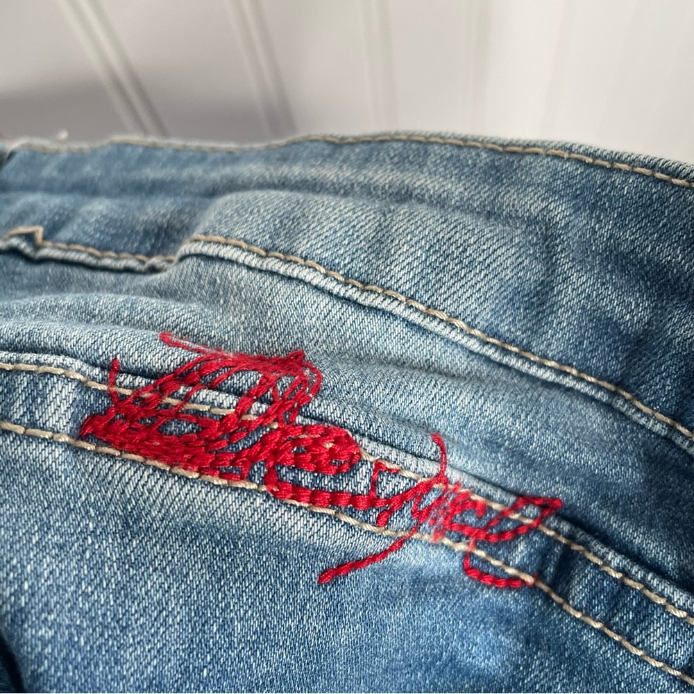 Desigual Embroidered Appliqué Skinny Jeans - Picture 10 of 11
